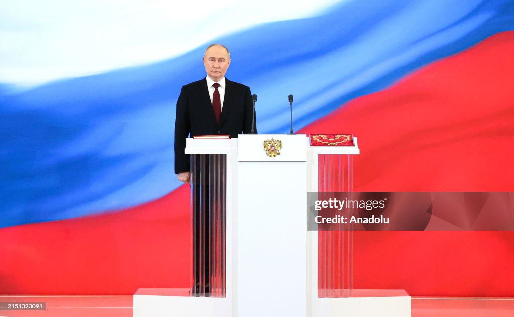 Putin Inorgeration Vladimir Putin attends the swearing in as the President of the... News ...