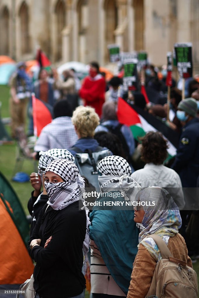 BRITAIN-ISRAEL-PALESTINIANS-CONFLICT-EDUCATION-DEMO