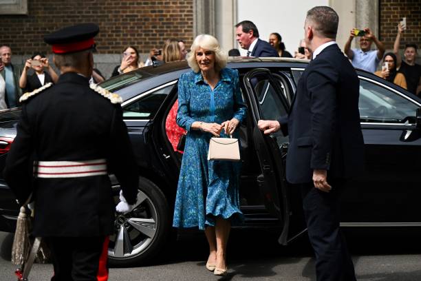 GBR: Queen Camilla Opens The 50th Coronation Library