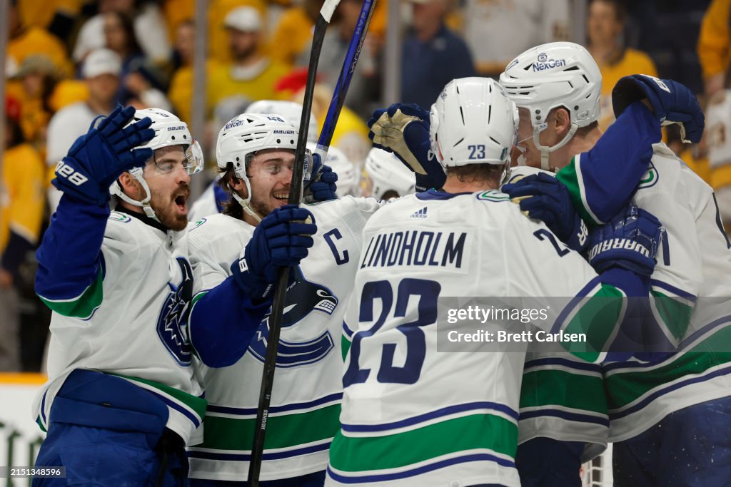 Vancouver Canucks v Nashville Predators - Game Six