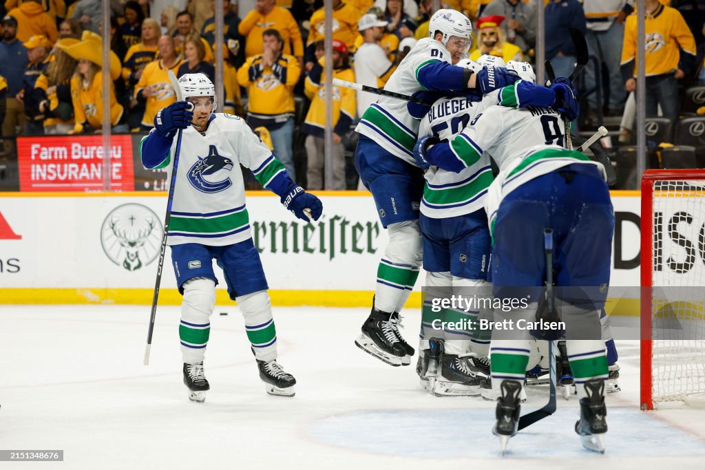Vancouver Canucks v Nashville Predators - Game Six