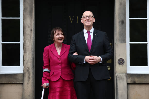 GBR: New SNP Leader John Swinney Visits Bute House