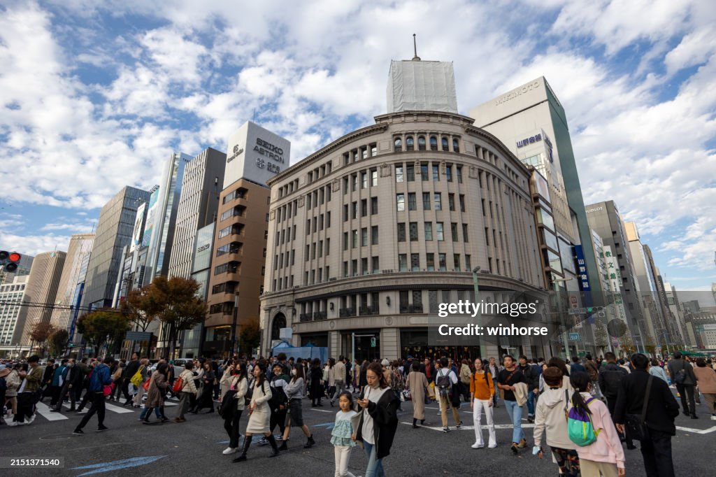 Ginza in Tokio, Japan