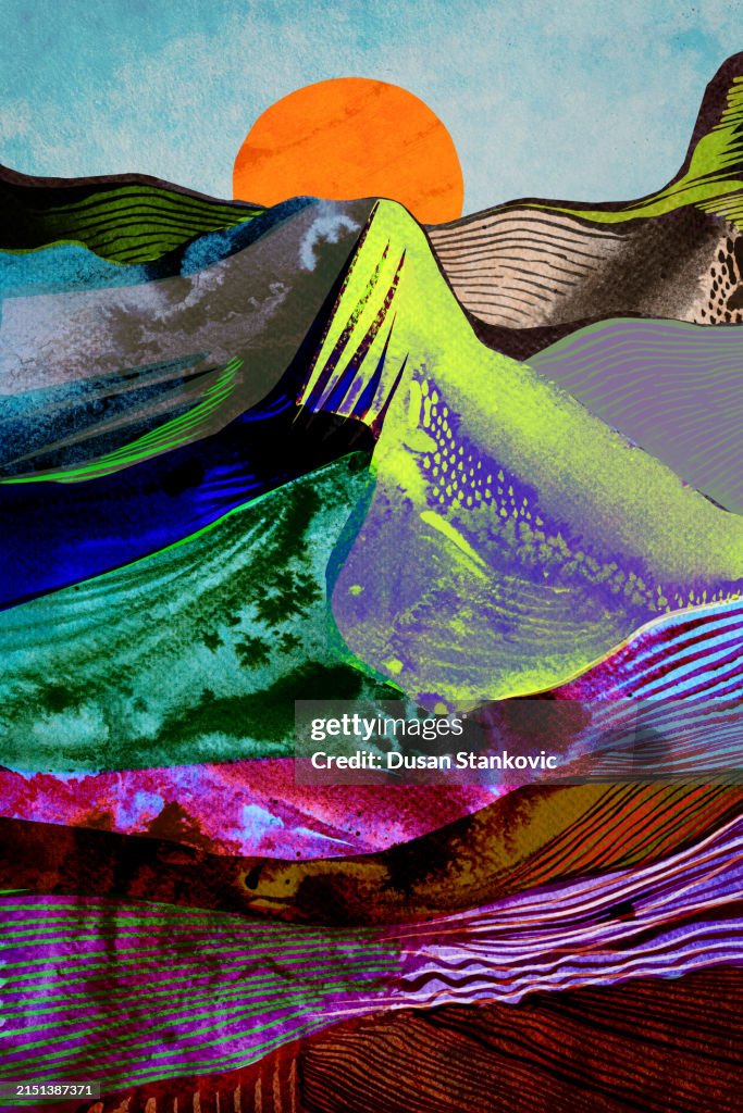Land Abstract Example Do You Sometimes Find Land Abstract High-Res Vector Graphic - Getty Images