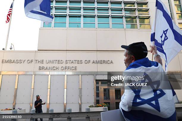 Families of Israeli soldiers who were killed in the ongoing conflict in Gaza between Israel and the Palestinian militant group Hamas, demonstrate...