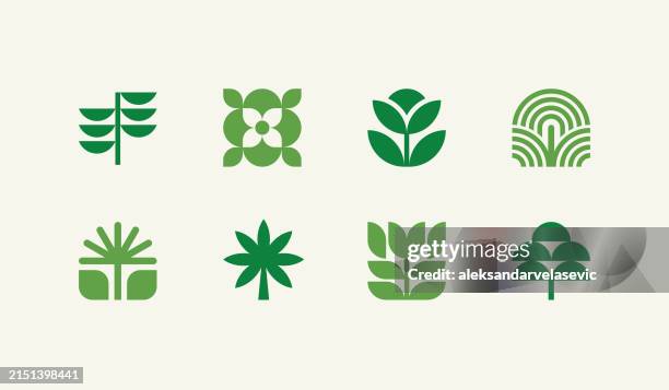 illustrations, cliparts, dessins animés et icônes de icônes géométriques de la nature - culture scandinave