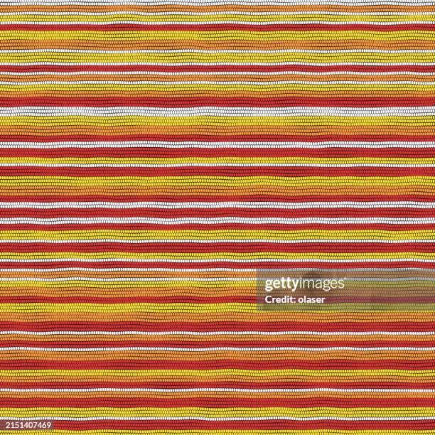 striped carpet vector pattern - red wool stock illustrations