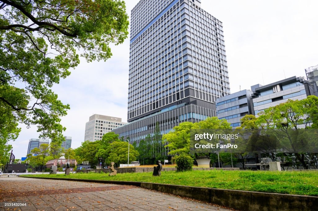 Modern eco city in Nagoya