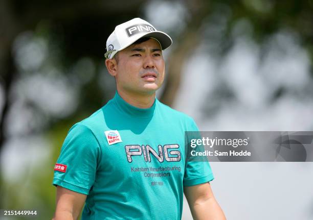 Taiga Semikawa of Japan walks from the second tee during the third round of THE CJ CUP Byron Nelson at TPC Craig Ranch on May 04, 2024 in McKinney,...