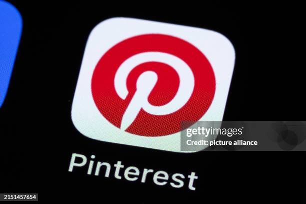 May 2024, Baden-Württemberg, Rottweil: The Pinterest app can be seen on the display of a smartphone. Photo: Silas Stein/dpa
