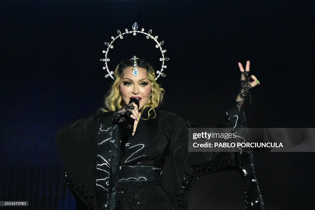 TOPSHOT-BRAZIL-MUSIC-MADONNA