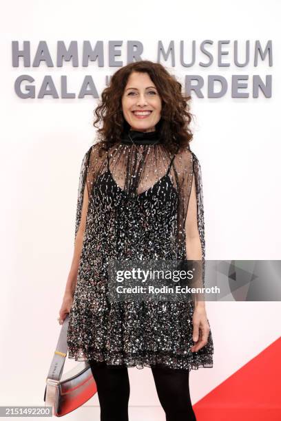 Lisa Edelstein attends the 19th Annual Hammer Museum Gala in the Garden at Hammer Museum on May 04, 2024 in Los Angeles, California.