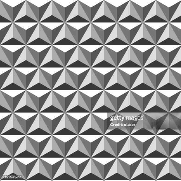 Double Triangle Background Pattern With Individually Colored Triangle In 3d Double Triangle ...