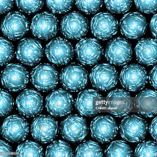 Spherical Type Patterns Ice Cold Colored Sphere Shapes In Honeycomb Pattern High-Res Vector ...