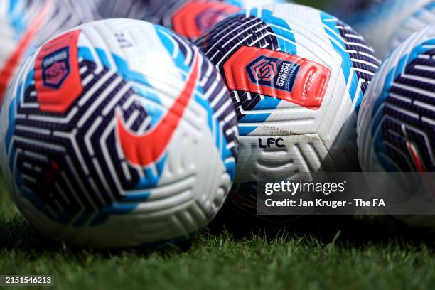Detailed view of the Barclays Women´s Super League Premier League Academy Football prior to the Barclays Women´s Super League match between Liverpool...