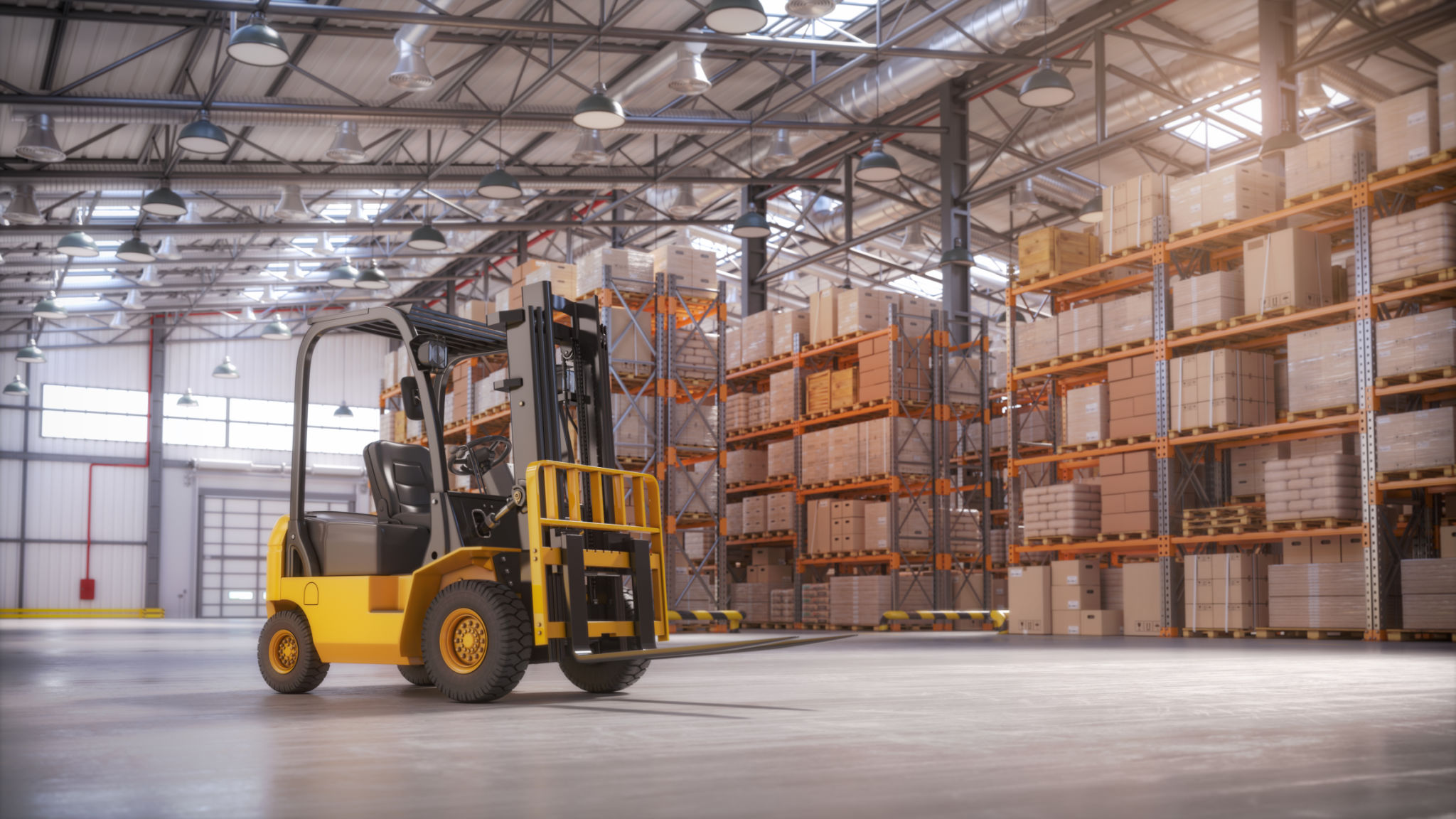 ergonomic forklift design