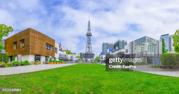 modern eco city in nagoya - aichi prefecture stock pictures, royalty-free photos & images