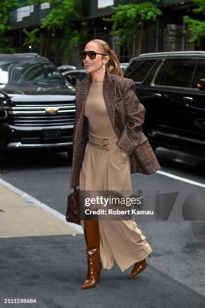 Jennifer Lopez is seen in Manhattan on May 05, 2024 in New York City.