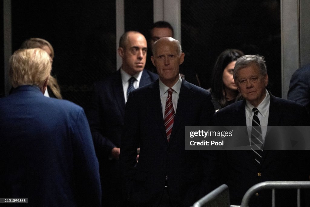 Former President Donald Trump's Hush Money Trial Continues In New York