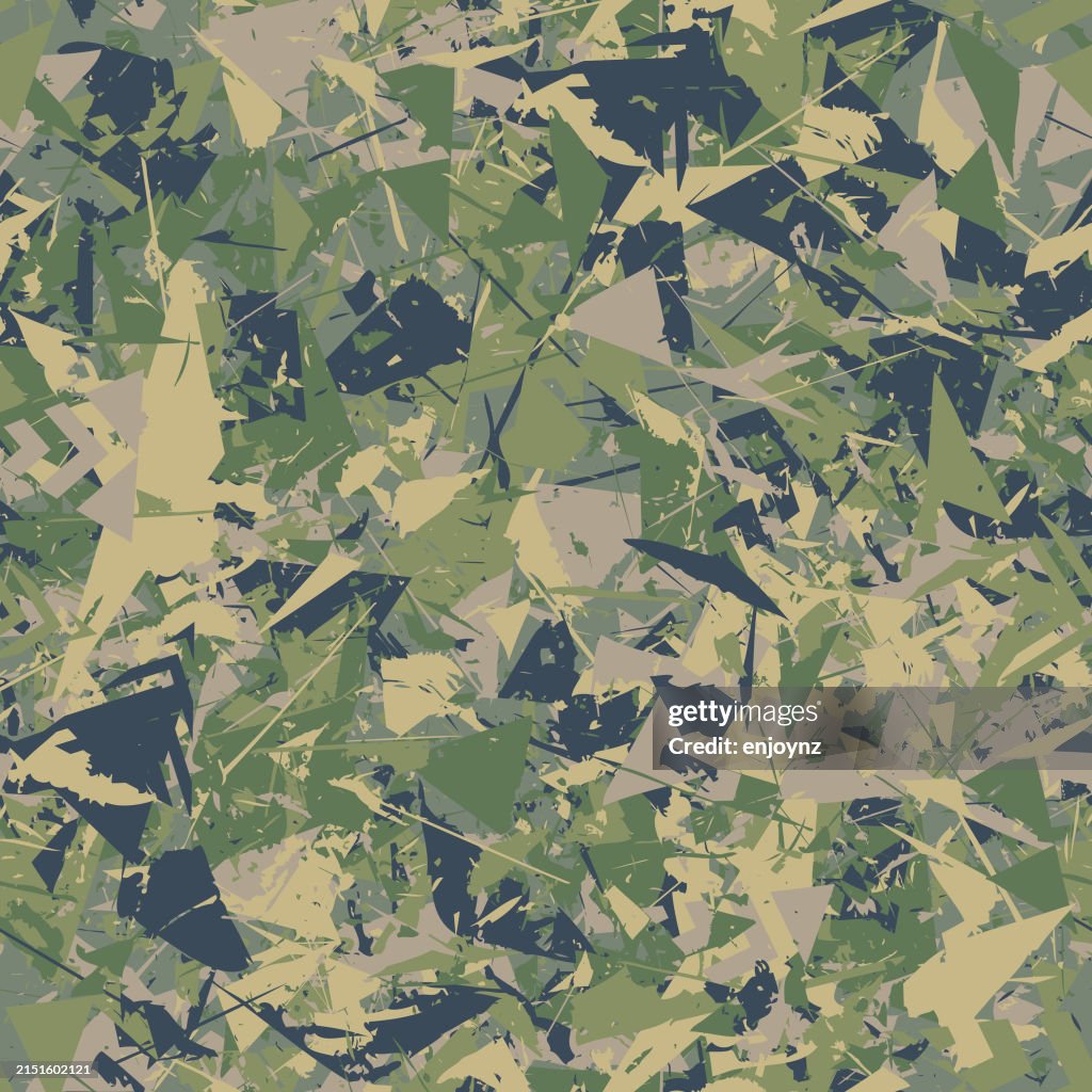 Seamless camouflage grunge textures wallpaper background