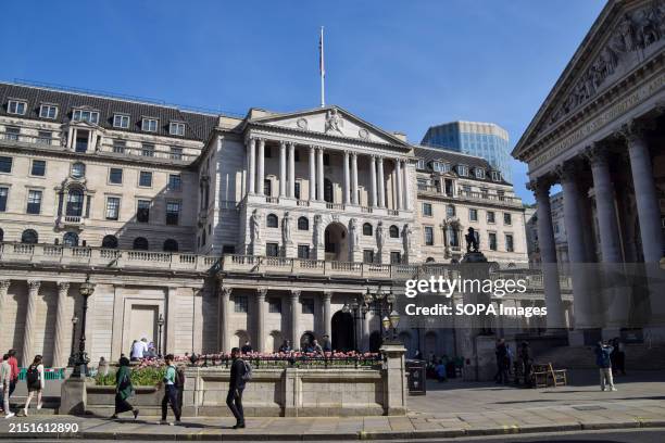General view of the Bank of England.