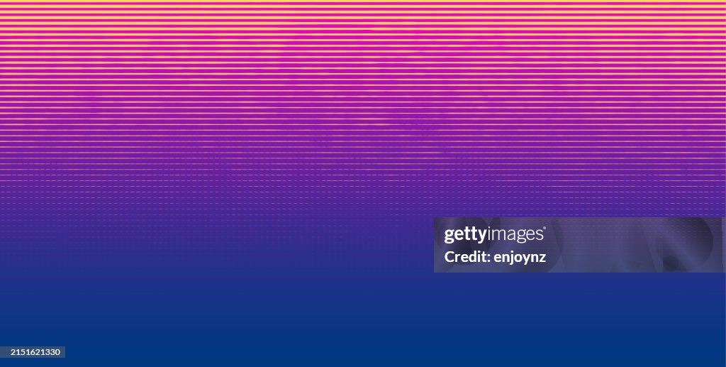 Fondo retro colorido de líneas nebulosas de ondas de vapor