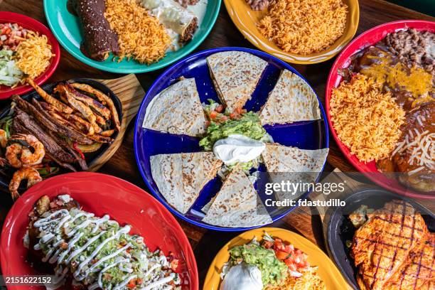 food photos - various entrees, appetizers, deserts, etc. - mexican food stock pictures, royalty-free photos & images
