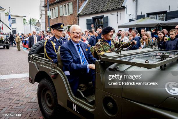 Pieter van Vollenhoven attends the Freedom Parade during Liberation day on May 5, 2024 in Wageningen, Netherlands. In Hotel The Wereld in Wageningen...