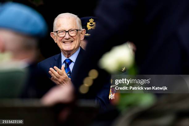 Pieter van Vollenhoven attends the Freedom Parade during Liberation day on May 5, 2024 in Wageningen, Netherlands. In Hotel The Wereld in Wageningen...
