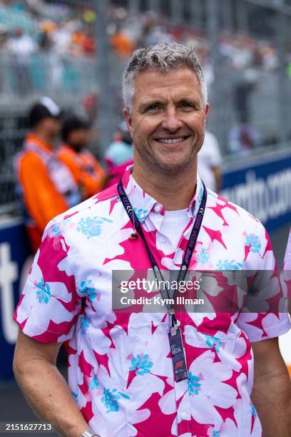 Sky Sport Germany TV presenter Ralf Schumacher during the F1 Grand Prix of Miami at Miami International Autodrome on May 5, 2024 in Miami, United...