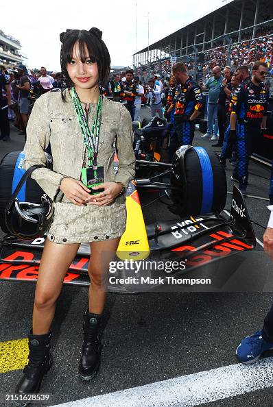 Lisa Bernier Racing Lisa poses for a photo with Max Verstappen's Oracle Red Bull Racing ...