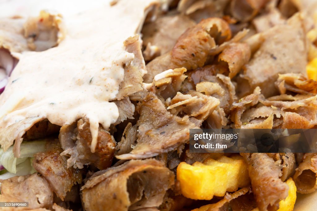 Kebap plate (Doner Kebap)