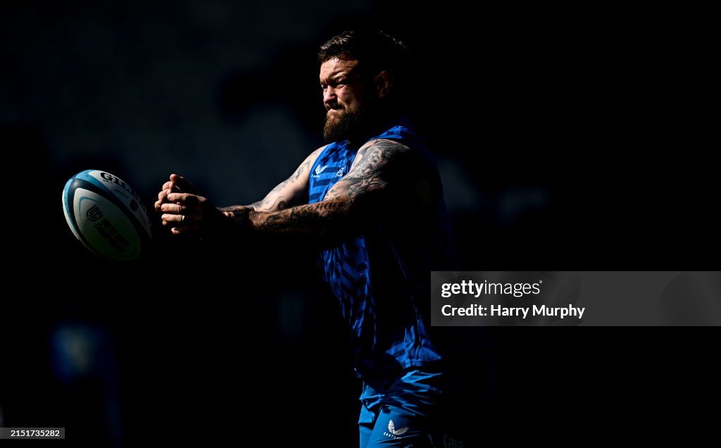 Islander Rugby Running Dublin , Ireland - 10 May 2024; Andrew Porter during a Leinster Rugby ...