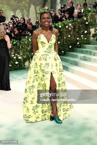 Deborah Roberts attends The 2024 Met Gala Celebrating "Sleeping Beauties: Reawakening Fashion" at The Metropolitan Museum of Art on May 06, 2024 in...