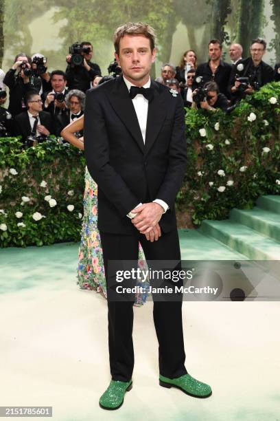 Jonathan Anderson attends The 2024 Met Gala Celebrating "Sleeping Beauties: Reawakening Fashion" at The Metropolitan Museum of Art on May 06, 2024 in...