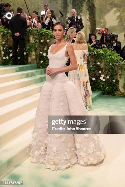 Bruna Marquezine attends The 2024 Met Gala Celebrating "Sleeping Beauties: Reawakening Fashion" at The Metropolitan Museum of Art on May 06, 2024 in...
