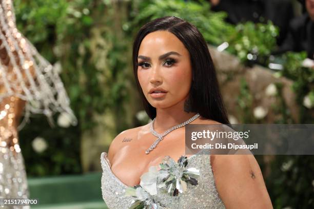 Demi Lovato attends The 2024 Met Gala Celebrating "Sleeping Beauties: Reawakening Fashion" at The Metropolitan Museum of Art on May 06, 2024 in New...