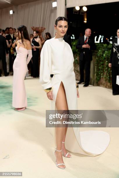 Vittoria Ceretti attends The 2024 Met Gala Celebrating "Sleeping Beauties: Reawakening Fashion" at The Metropolitan Museum of Art on May 06, 2024 in...