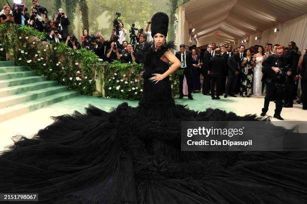 Cardi B attends The 2024 Met Gala Celebrating "Sleeping Beauties: Reawakening Fashion" at The Metropolitan Museum of Art on May 06, 2024 in New York...