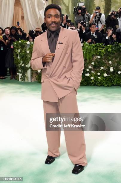 Donald Glover attends The 2024 Met Gala Celebrating "Sleeping Beauties: Reawakening Fashion" at The Metropolitan Museum of Art on May 06, 2024 in New...