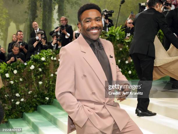 Donald Glover attends The 2024 Met Gala Celebrating "Sleeping Beauties: Reawakening Fashion" at The Metropolitan Museum of Art on May 06, 2024 in New...