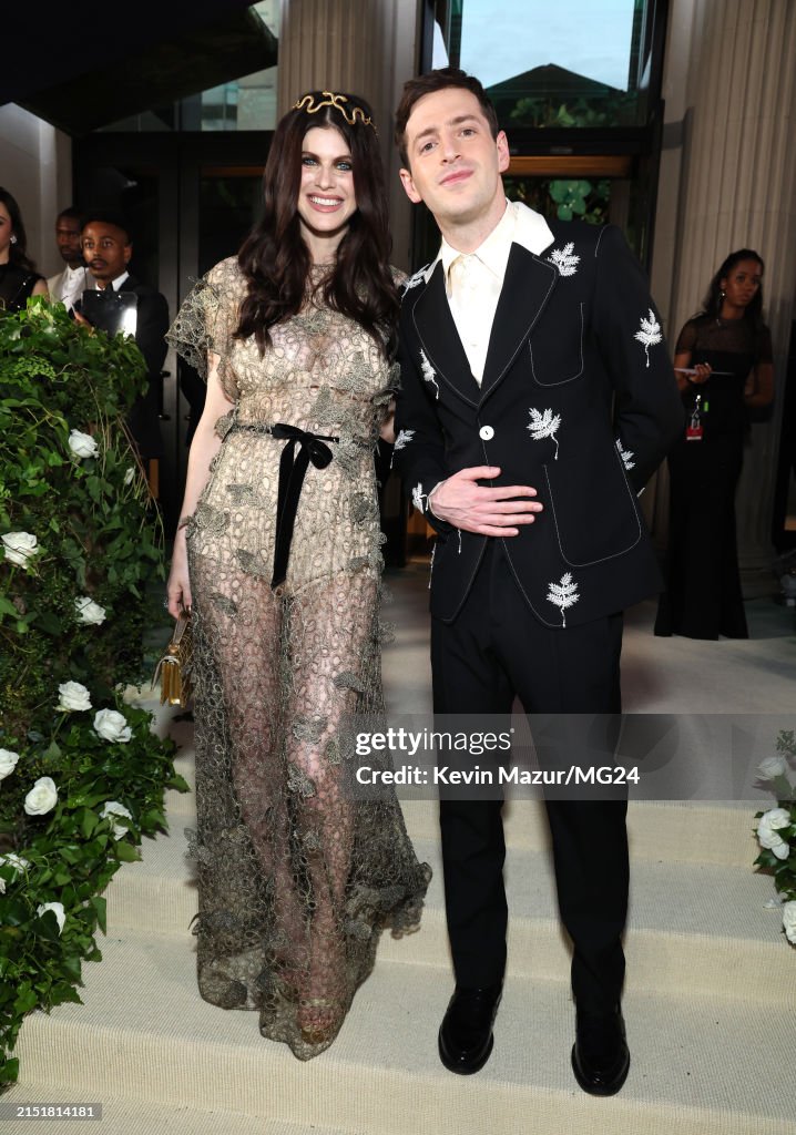 Alexander Edelman Alexandra Daddario and Alex Edelman attend The 2024 Met Gala... News ...