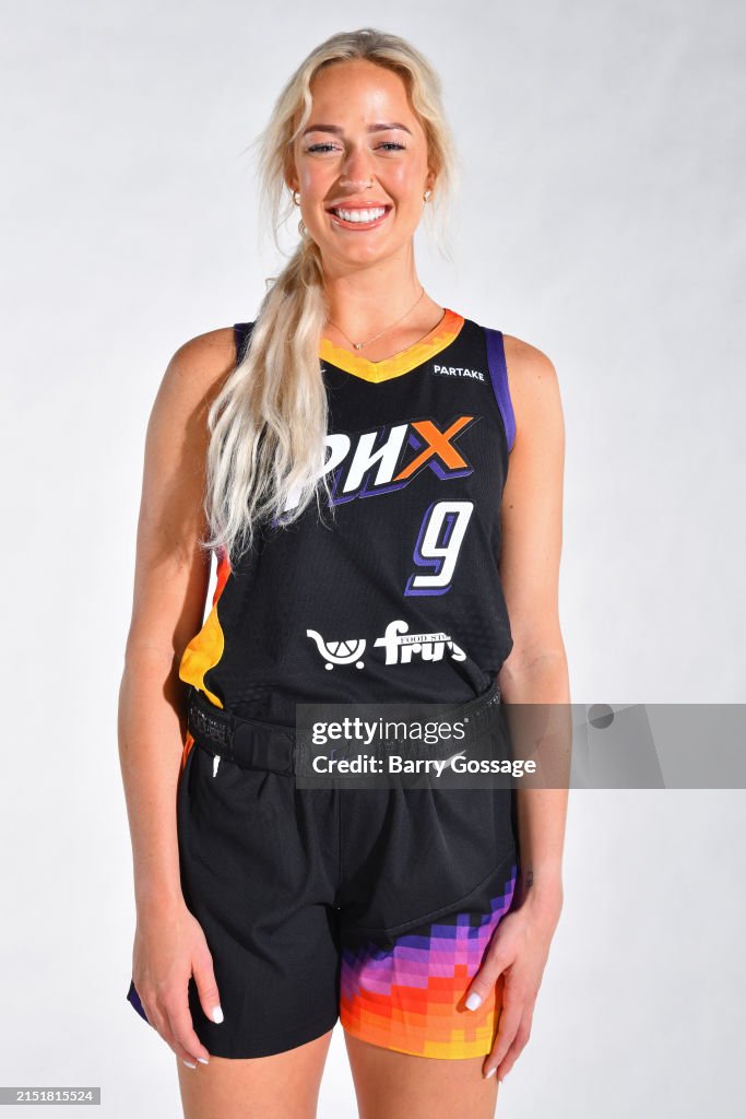 Sophie Cunningham of the Phoenix Mercury poses for a portrait during