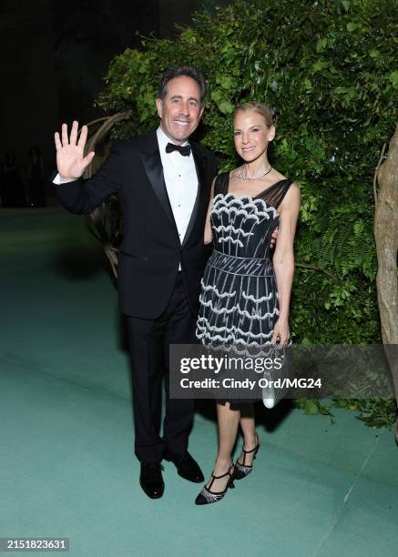 Jerry Seinfeld and Jessica Seinfeld attend The 2024 Met Gala Celebrating "Sleeping Beauties: Reawakening Fashion" at The Metropolitan Museum of Art...