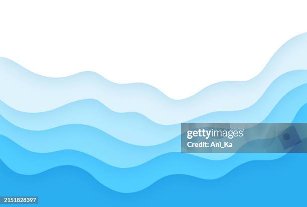 ilustraciones, imágenes clip art, dibujos animados e iconos de stock de fondo abstracto con olas - deporte acuático