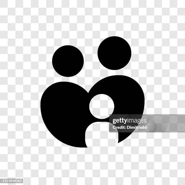 ilustraciones, imágenes clip art, dibujos animados e iconos de stock de familia icon - fondo transparente