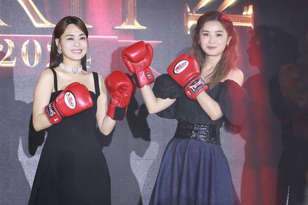 CHN: Gillian Chung And Charlene Choi Promote Twins Spirit 22 Tour Concert In Guangzhou