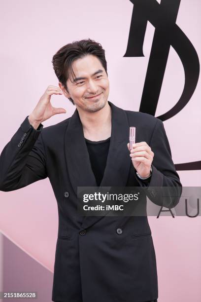 April 24: Actor Lee Jin-uk attends YSL Beauty's 'Loveshine Factory' Pop-up event at Empty Seoul in Seongdong-gu on April 24, 2024 in Seoul, South...