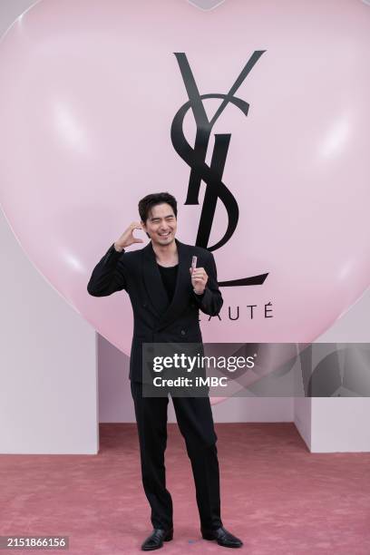 April 24: Actor Lee Jin-uk attends YSL Beauty's 'Loveshine Factory' Pop-up event at Empty Seoul in Seongdong-gu on April 24, 2024 in Seoul, South...