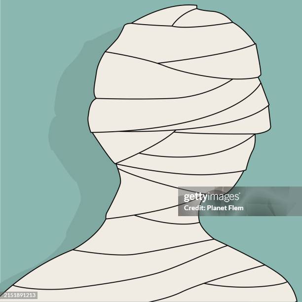 feeling momified - sorry expression stock illustrations